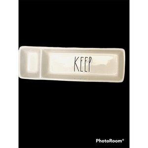 Rae Dunn Artisan Collection Keep Office Desk Organizer Plate By Magenta HTF